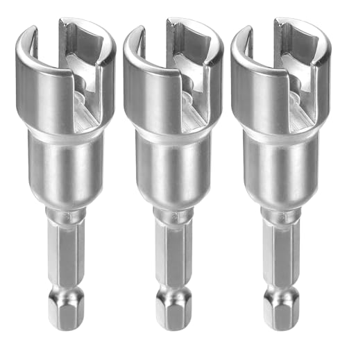 Innensechskant-Bohrer-Kit, Sechskant-Schaft, Schli 3pcs H12 Wing Nut Driver Set - 12mm Metric 6-Point Socket with 1/4" Hex Shank for Impact Driver - Ideal for Panel Nuts, Bolts, and Screw Eyes Innensechskant-Bohrer-Kit, Sechskant-Schaft, Schli 3pcs H12 Wing Nut Driver Set - 12mm Metric 6-Point Socket with 1/4" Hex Shank for Impact Driver - Ideal for Panel Nuts, Bolts, and Screw Eyes von YUEKOPOU