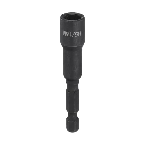 Innensechskant-Bohrer-Kit, Sechskant-Schaft, Schli 5/16" Magnetic Nut Driver - 1/4" Hex Shank Quick Change CRV Steel for Impact Driver Drill Bit Set(5/16inch x 2.5inch) von YUEKOPOU