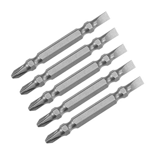 Innensechskant-Bohrer-Kit, Sechskant-Schaft, Schli 5 Pcs PH2/SL5 Magnetic Double Ended Screwdriver Bits - 1/4 Inch Hex Shank, 2.56 Inch Length, S2 Steel Power Tool Accessories Innensechskant-Bohrer-Kit, Sechskant-Schaft, Schli 5 Pcs PH2/SL5 Magnetic Double Ended Screwdriver Bits - 1/4 Inch Hex Shank, 2.56 Inch Length, S2 Steel Power Tool Accessories von YUEKOPOU