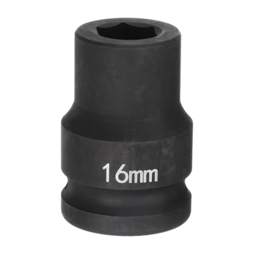 Innensechskant-Bohrer-Kit, Sechskant-Schaft, Schli 6-Point Impact Socket 3/4" Drive Heavy-Duty Metric Axle Nut Tool for Automotive Repairs(16mm) von YUEKOPOU