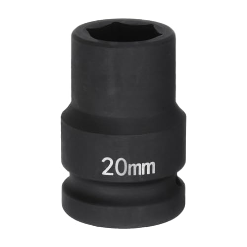 Innensechskant-Bohrer-Kit, Sechskant-Schaft, Schli 6-Point Impact Socket 3/4" Drive Heavy-Duty Metric Axle Nut Tool for Automotive Repairs(20mm) von YUEKOPOU