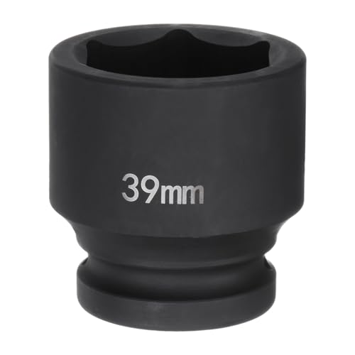 Innensechskant-Bohrer-Kit, Sechskant-Schaft, Schli 6-Point Impact Socket 3/4" Drive Heavy-Duty Metric Axle Nut Tool for Automotive Repairs(39mm) von YUEKOPOU