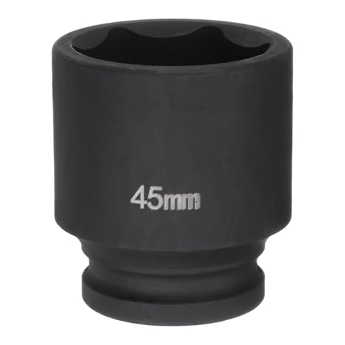 Innensechskant-Bohrer-Kit, Sechskant-Schaft, Schli 6-Point Impact Socket 3/4" Drive Heavy-Duty Metric Axle Nut Tool for Automotive Repairs(45mm) von YUEKOPOU