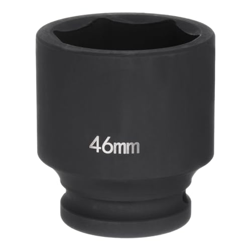 Innensechskant-Bohrer-Kit, Sechskant-Schaft, Schli 6-Point Impact Socket 3/4" Drive Heavy-Duty Metric Axle Nut Tool for Automotive Repairs(46mm) von YUEKOPOU