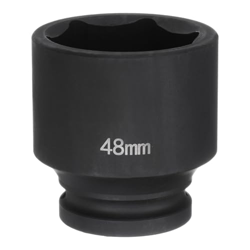 Innensechskant-Bohrer-Kit, Sechskant-Schaft, Schli 6-Point Impact Socket 3/4" Drive Heavy-Duty Metric Axle Nut Tool for Automotive Repairs(48mm) von YUEKOPOU