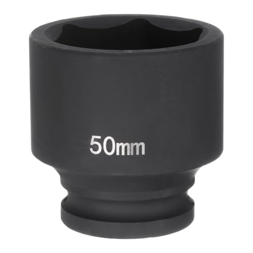 Innensechskant-Bohrer-Kit, Sechskant-Schaft, Schli 6-Point Impact Socket 3/4" Drive Heavy-Duty Metric Axle Nut Tool for Automotive Repairs(50mm) von YUEKOPOU