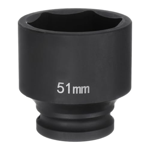 Innensechskant-Bohrer-Kit, Sechskant-Schaft, Schli 6-Point Impact Socket 3/4" Drive Heavy-Duty Metric Axle Nut Tool for Automotive Repairs(51mm) von YUEKOPOU