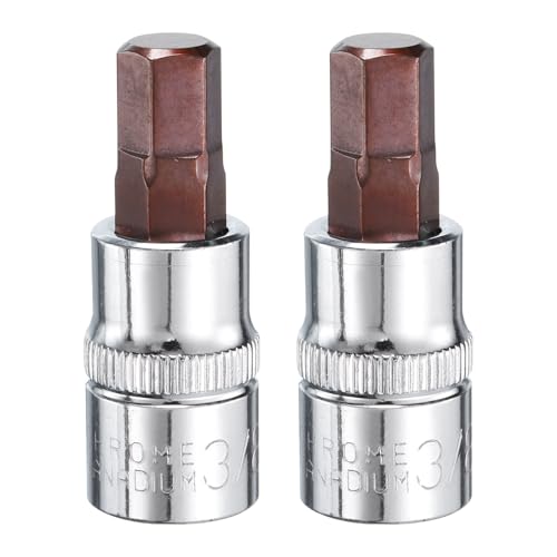 Innensechskant-Bohrer-Kit, Sechskant-Schaft, Schli Hex Bit Socket - 3/8" Drive SAE S2 Steel Square Drive Socket Extension for Power Drill and Ratchet Wrench Accessories(2) von YUEKOPOU