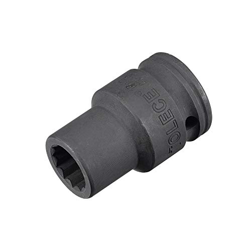 Innensechskant-Bohrer-Kit, Sechskant-Schaft, Schli Impact Socket, 3/4-Inch Drive, CR-MO Steel, 56mm Length, Standard Metric Sizes(19mm) von YUEKOPOU