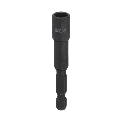 Innensechskant-Bohrer-Kit, Sechskant-Schaft, Schli Magnetic Nut Driver Long Quick Change Hex Shank - Durable CRV Steel for Impact Drive Nuts and Bolts - Ideal for Drill Bit Set(9/32inch x 2.5inch) von YUEKOPOU