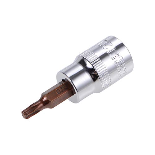 Innensechskant-Bohrer-Kit, Sechskant-Schaft, Schli T30 Torx Bit Socket 3/8" Drive - S2 Steel, Length for Ratchet Wrench, Slide Bar, Extension Rod(T20) von YUEKOPOU