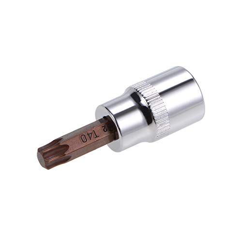 Innensechskant-Bohrer-Kit, Sechskant-Schaft, Schli T30 Torx Bit Socket 3/8" Drive - S2 Steel, Length for Ratchet Wrench, Slide Bar, Extension Rod(T40) von YUEKOPOU