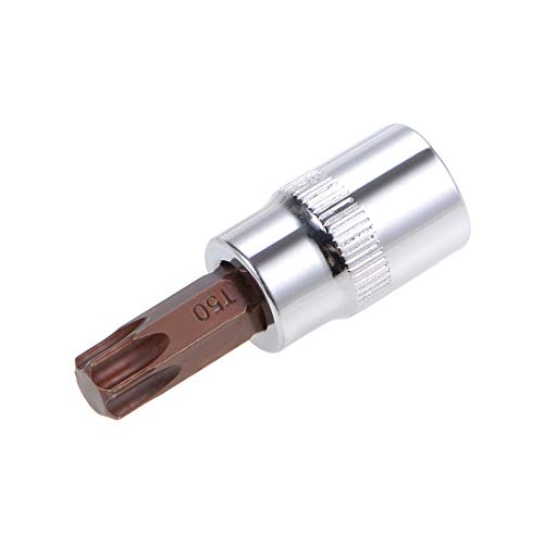 Innensechskant-Bohrer-Kit, Sechskant-Schaft, Schli T30 Torx Bit Socket 3/8" Drive - S2 Steel, Length for Ratchet Wrench, Slide Bar, Extension Rod(T50) von YUEKOPOU