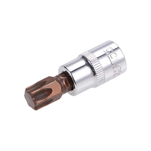 Innensechskant-Bohrer-Kit, Sechskant-Schaft, Schli T30 Torx Bit Socket 3/8" Drive - S2 Steel, Length for Ratchet Wrench, Slide Bar, Extension Rod(T55) von YUEKOPOU
