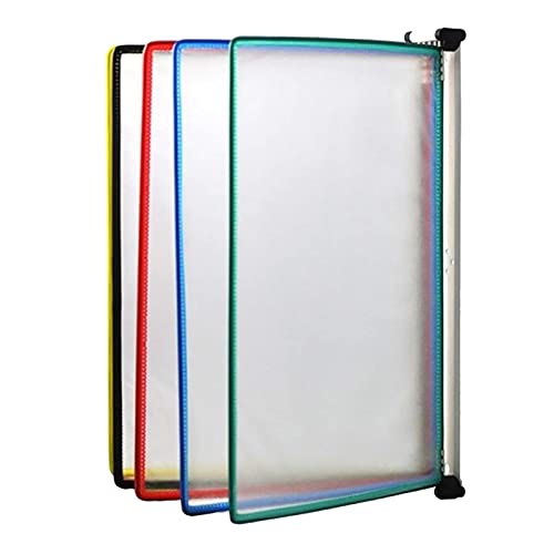 Wandmontierter Aktenhalter, Katalog-Display-Regal, Wall Mounted File Holder with 5 Display Pockets - Durable Polypropylene Reference Organizer for Documents and Posters Wandmontierter Aktenhalter, Katalog-Display-Regal, Wall Mounted File Holder with 5 Display Pockets - Durable Polypropylene Reference Organizer for Documents and Posters von YUEKOPOU
