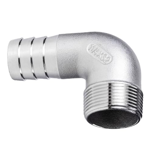 YUEKOPOU 304 Stainless Steel 90° Elbow Pipe Fitting(3/4" 20MM) von YUEKOPOU