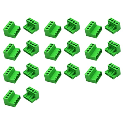 YUELER 10 Set 5,08 mm Pitches PCB Mount Schraubklemmen, Blockverbinder, Stecker in Klemmen, Block, steckbar, Stecker und Buchse von YUELER