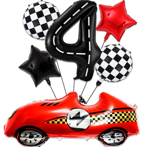 Car Geburtstagsdeko 4 Jahre,Folienballon Auto geburtstag,Auto Deko 4. geburtstag Junge,Folienballon Zahl 4,Kindergeburtstag Deko 4 Jahre,4 Jahr Rennauto Luftballons Junge Geburtstag Party Car Geburtstagsdeko 4 Jahre,Folienballon Auto geburtstag,Auto Deko 4. geburtstag Junge,Folienballon Zahl 4,Kindergeburtstag Deko 4 Jahre,4 Jahr Rennauto Luftballons Junge Geburtstag Party von YUEXNKO