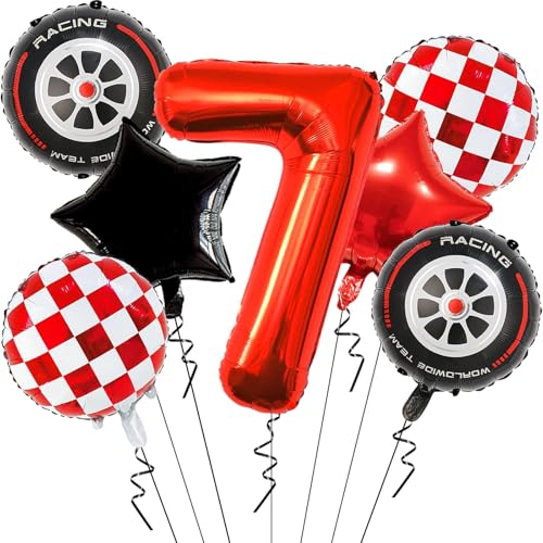 Car Geburtstagsdeko 7 Jahre,Auto Deko 7. geburtstag Junge,Folienballon Auto Geburtstag,Folienballon Zahl 7,Kindergeburtstag Deko 7 jahre,7 Jahr Rennauto Luftballons Junge Geburtstag Party Car Geburtstagsdeko 7 Jahre,Auto Deko 7. geburtstag Junge,Folienballon Auto Geburtstag,Folienballon Zahl 7,Kindergeburtstag Deko 7 jahre,7 Jahr Rennauto Luftballons Junge Geburtstag Party von YUEXNKO