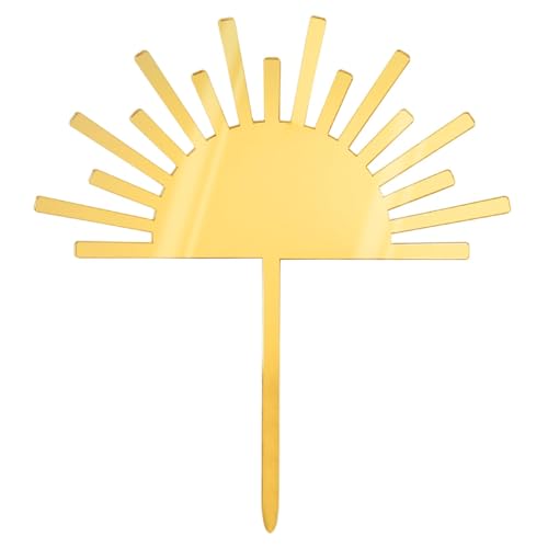 Sonnen Cake Topper Gold, Torten Deko Sonne, Tortendeko Acryl Gold, Acryl Kuchen Dekoration, Geburtstag Cake Topper Sonne, Cupcake Topper, Party Kuchendekoration Sonnen Cake Topper Gold, Torten Deko Sonne, Tortendeko Acryl Gold, Acryl Kuchen Dekoration, Geburtstag Cake Topper Sonne, Cupcake Topper, Party Kuchendekoration von YUEXNKO
