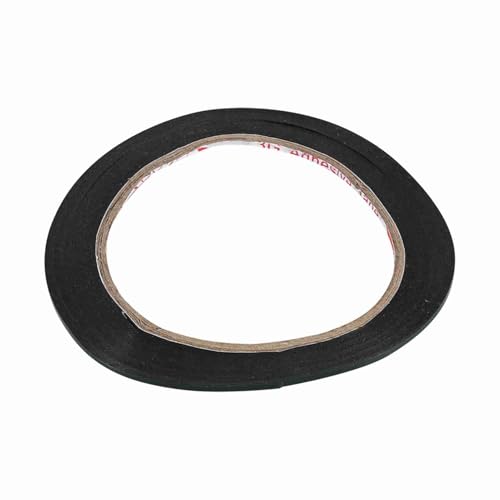 YUEYASHUX Super Strong Schwarz, doppelseitiger Schaumbandrolle 10 m Länge 2 mm Breite wasserdaugter staubdestellter wetterfestes Klebeband für Autobüro Workshop Garage YUEYASHUX Super Strong Schwarz, doppelseitiger Schaumbandrolle 10 m Länge 2 mm Breite wasserdaugter staubdestellter wetterfestes Klebeband für Autobüro Workshop Garage von YUEYASHUX