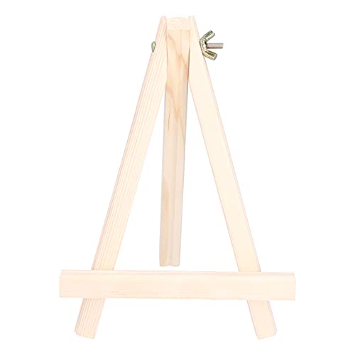 Yueyashux Mini Holzstativhalter glatte tragbare Zeichnen Malerei Ausstellungsständer für Parteien Konferenzen Bio Holz 7.9x5.5in von YUEYASHUX