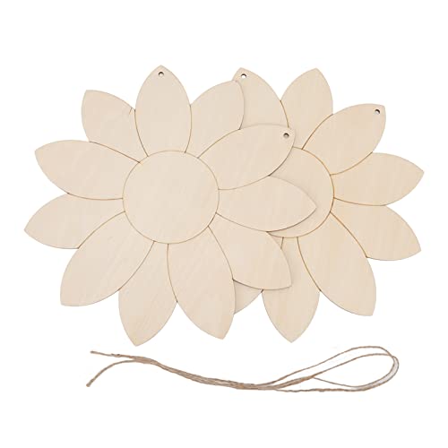 Yueyashux hölzerne Blumenausschnitte DIY Lotus Form unvollendeter Holzchip Pendellhaus Garten Bio -Material Langlebiger tragbar für Handwerkationen Yueyashux hölzerne Blumenausschnitte DIY Lotus Form unvollendeter Holzchip Pendellhaus Garten Bio -Material Langlebiger tragbar für Handwerkationen von YUEYASHUX