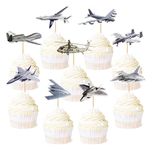 Tortendeko Militärische Flugzeuge,Pappbecher Cupcake Toppers,Militärische Flugzeuge Kuchen Topper Flugzeuge Kuchen Dekoration, tortendekoration, Kuchendeko, Jungenfür Geburtstag Party Tortendeko Militärische Flugzeuge,Pappbecher Cupcake Toppers,Militärische Flugzeuge Kuchen Topper Flugzeuge Kuchen Dekoration, tortendekoration, Kuchendeko, Jungenfür Geburtstag Party von YUEcthynous