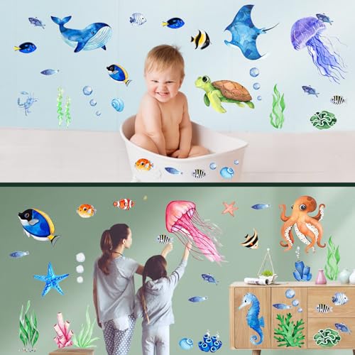 Meerestiere Wandtattoo Leuchtend Ozean Meerestiere Leuchtender Wandaufkleber, Wandsticker Leuchtaufkleber Fluoreszierend Wandaufkleber Aufkleber Unterwasserwelt, Kinderzimmer Dekorative Aufkleber Meerestiere Wandtattoo Leuchtend Ozean Meerestiere Leuchtender Wandaufkleber, Wandsticker Leuchtaufkleber Fluoreszierend Wandaufkleber Aufkleber Unterwasserwelt, Kinderzimmer Dekorative Aufkleber von YUFFQOPC