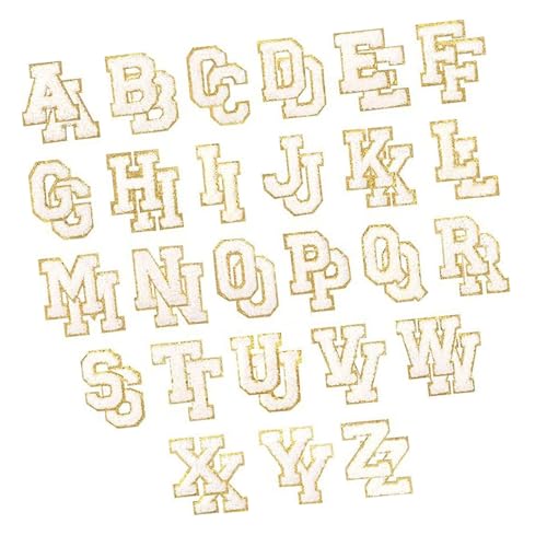 1 Set Letter Patches A Z Letter Sticker Letter Reparatur Patches Stickpatches Für Die Dekoration Des Bekleidungssacks 1 Set Letter Patches A Z Letter Sticker Letter Reparatur Patches Stickpatches Für Die Dekoration Des Bekleidungssacks von YUGSHNKFC