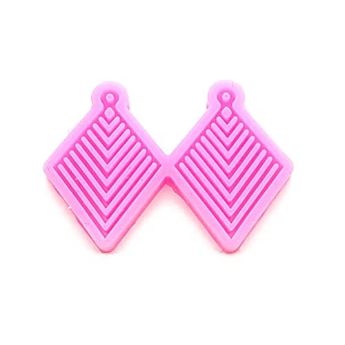 1 x Silikonform für Ohrring und Anhänger, Herz, Stern, Blume, Kunstharz, Kunstbedarf, Schmuck, handgefertigte Formen zum Basteln von Juden von YUGSHNKFC