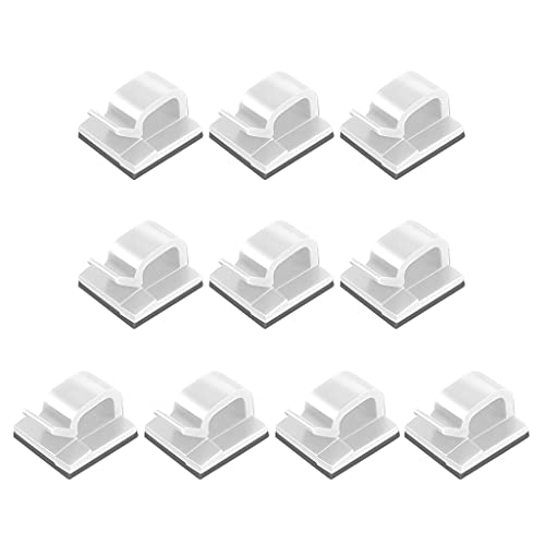 10 PCs Kleber Selbstkleber Drahtklammer Fixierhalter Kabelhalter Quadratische Kunststoffmontage Klemme Netzwerk Office Koax Kabel 10 PCs Kleber Selbstkleber Drahtklammer Fixierhalter Kabelhalter Quadratische Kunststoffmontage Klemme Netzwerk Office Koax Kabel von YUGSHNKFC