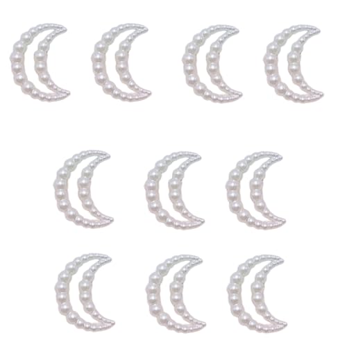 10 Stück Haarspangen mit Perlen und mehreren Arten, Applikationen, für Handschuhe, Kleidung, Nähen, Basteln, Flicken für Haarband 10 Stück Haarspangen mit Perlen und mehreren Arten, Applikationen, für Handschuhe, Kleidung, Nähen, Basteln, Flicken für Haarband von YUGSHNKFC