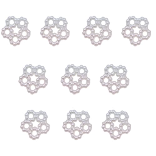 10 Stück Haarspangen mit Perlen und mehreren Arten, Applikationen, für Handschuhe, Kleidung, Nähen, Basteln, Flicken für Haarband 10 Stück Haarspangen mit Perlen und mehreren Arten, Applikationen, für Handschuhe, Kleidung, Nähen, Basteln, Flicken für Haarband von YUGSHNKFC