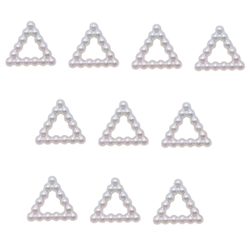 10 Stück Haarspangen mit Perlen und mehreren Arten, Applikationen, für Handschuhe, Kleidung, Nähen, Basteln, Flicken für Haarband von YUGSHNKFC