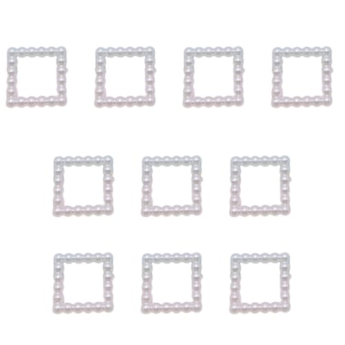 10 Stück Haarspangen mit Perlen und mehreren Arten, Applikationen, für Handschuhe, Kleidung, Nähen, Basteln, Flicken für Haarband von YUGSHNKFC