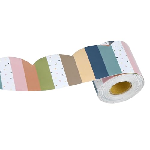 15 2 M Farbenfrohe Bulletin Border Tric Adhäsive Bulletin Board Borders Border Sticker Bulletin Board Dekorationen von YUGSHNKFC