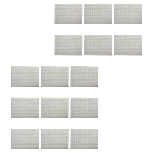 15 Blatt weiße Etiketten, selbstklebende Aufkleber, Marmeladen, Etikett, kleine Rohlinge, Aufkleber für Zuhause, Schule, Büro von YUGSHNKFC