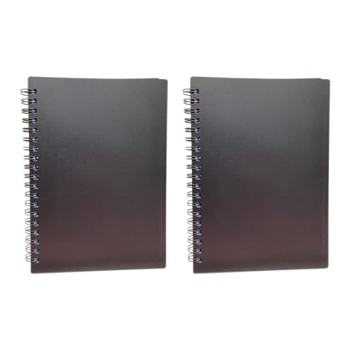2 Stück B6 Reise-Notizbuch, Spiralen, Notizbuch, farbiges Papier, Notizbücher, Schreibwaren, Notizblöcke, Tagebuch, Schulbedarf 2 Stück B6 Reise-Notizbuch, Spiralen, Notizbuch, farbiges Papier, Notizbücher, Schreibwaren, Notizblöcke, Tagebuch, Schulbedarf von YUGSHNKFC