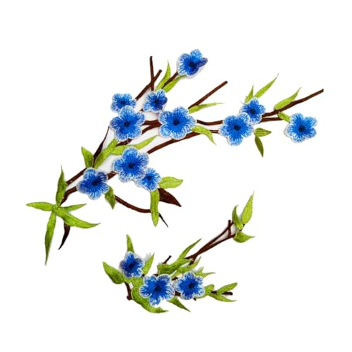 2 x Stickapplikationen zum Aufnähen auf Stoff, Kragen-Flicken für Hochzeitskleid, Kleid, Kleidung, Jeans 2 x Stickapplikationen zum Aufnähen auf Stoff, Kragen-Flicken für Hochzeitskleid, Kleid, Kleidung, Jeans von YUGSHNKFC