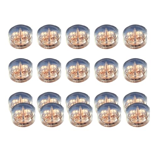 20 Stück Klare Silikon Ohrstecker Stopper Leichte Ohrring Locks Atmungsaktive Ohrringe Verschlüsse für Empfindliche Ohren 20 Stück Klare Silikon Ohrstecker Stopper Leichte Ohrring Locks Atmungsaktive Ohrringe Verschlüsse für Empfindliche Ohren von YUGSHNKFC