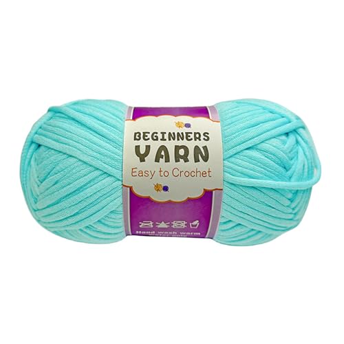 3 mm Häkelgarn, Baumwollgarn, Handstrickgarn, weiches Garn, einfach zu verwenden, Baumwollfäden für Mützen, Decken, Schals von YUGSHNKFC