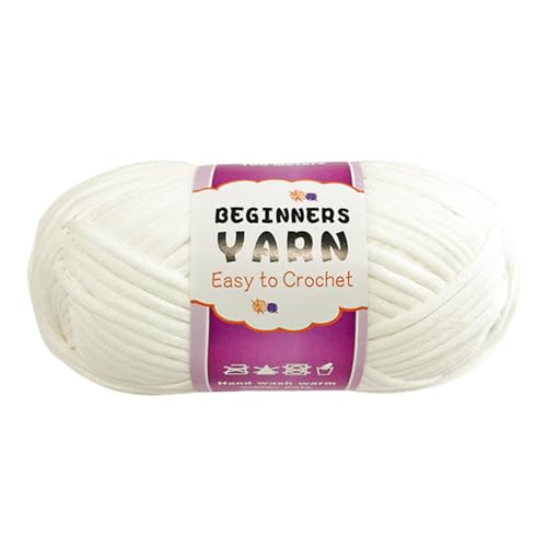 3 mm Häkelgarn, Baumwollgarn, Handstrickgarn, weiches Garn, einfach zu verwenden, Baumwollfäden für Mützen, Decken, Schals von YUGSHNKFC