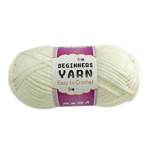 3 mm Häkelgarn, Baumwollgarn, Handstrickgarn, weiches Garn, einfach zu verwenden, Baumwollfäden für Mützen, Decken, Schals von YUGSHNKFC