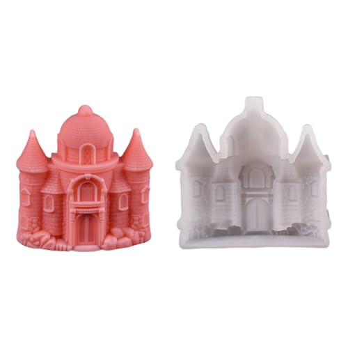 3D-Silikonformen für Ornamente, alte Burgen, Epoxidharz, Bastelbedarf von YUGSHNKFC