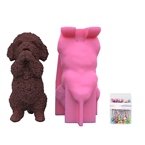 3D Stand Hunde Kerze Silikonform Für Handgefertigtes Desktop Gypsum Epoxidharz Kerzenform Für Die Heimdekoration 3D Stand Hunde Kerze Silikonform Für Handgefertigtes Desktop Gypsum Epoxidharz Kerzenform Für Die Heimdekoration von YUGSHNKFC