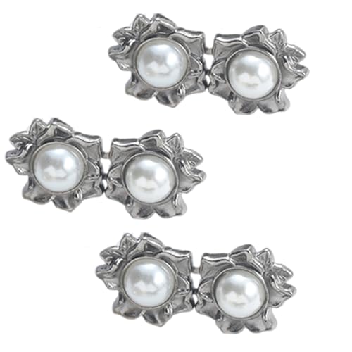 3pcs Metall Blumen Taillenknöpfe Hosenkleider Taille Strahlung Elegante Knöpfe Für Modische Outfits Von Frauen 3pcs Metall Blumen Taillenknöpfe Hosenkleider Taille Strahlung Elegante Knöpfe Für Modische Outfits Von Frauen von YUGSHNKFC