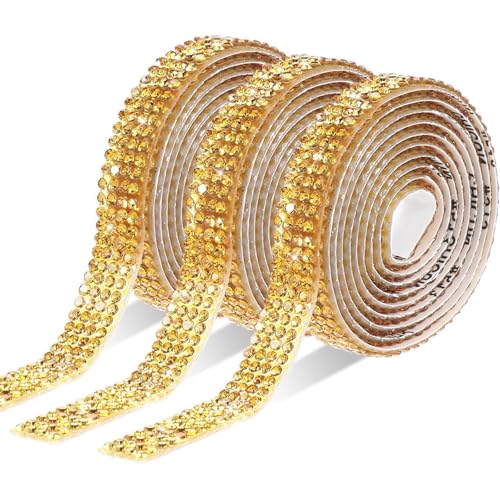 3yard Funkelnde Strassbänder 9mm Breites Klebstoff Bandkristallbandrolle Für Hochzeitstortendekoration 3yard Funkelnde Strassbänder 9mm Breites Klebstoff Bandkristallbandrolle Für Hochzeitstortendekoration von YUGSHNKFC