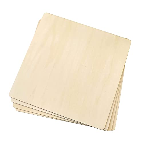 4pcs Holzquadrate Unvollendete Basswood Sperrholzholzhölzbleche Dicke Leere Holzquadrate Für Handwerksmalerei Architektur 4pcs Holzquadrate Unvollendete Basswood Sperrholzholzhölzbleche Dicke Leere Holzquadrate Für Handwerksmalerei Architektur von YUGSHNKFC
