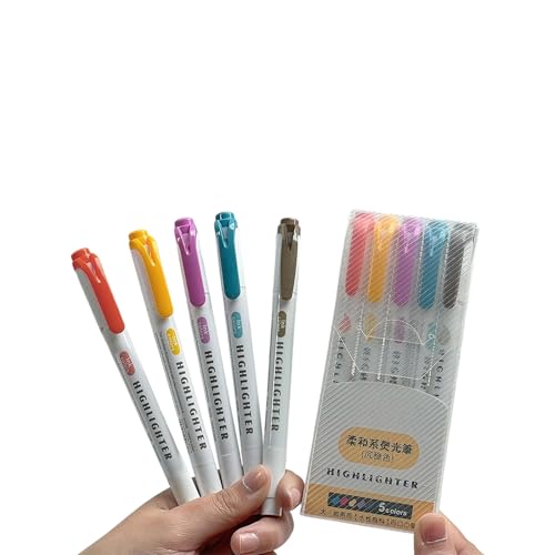 5/15 Pcs Doppelendes Highlighter Fluoreszenz Highlighter Marker Schnelltrocknen Für Scrapbooking Calendar Journal Journal Notebook Fluoreszenzstift 5/15 Pcs Doppelendes Highlighter Fluoreszenz Highlighter Marker Schnelltrocknen Für Scrapbooking Calendar Journal Journal Notebook Fluoreszenzstift von YUGSHNKFC